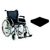 Wheelchair with cushion to Hire a 

